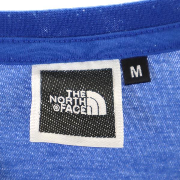 THE NORTH FACE ノースフェイス NT31352 ロゴプリント 半袖 Tシャツ M ブルー系 アウトドア メンズ