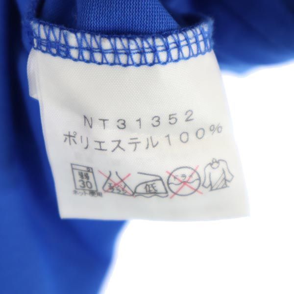THE NORTH FACE ノースフェイス NT31352 ロゴプリント 半袖 Tシャツ M ブルー系 アウトドア メンズ