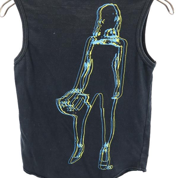 nai-chi-chi ナイチチ ノースリーブ シャツ ブラック系 タンクトップ レディース