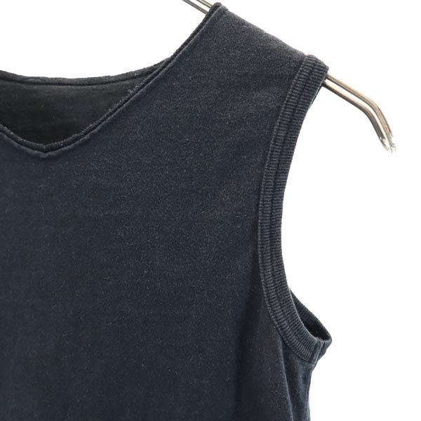 nai-chi-chi ナイチチ ノースリーブ シャツ ブラック系 タンクトップ レディース