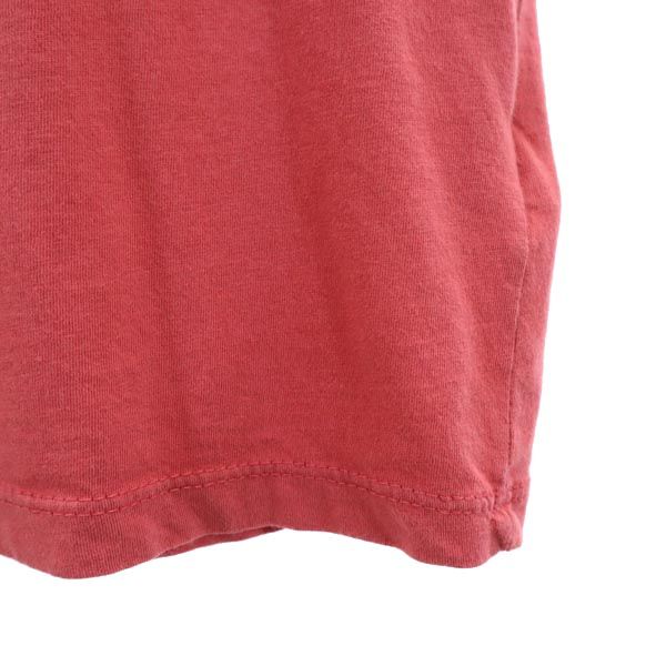 アトリエエース USA製 ロゴ プリント 半袖 Tシャツ L 赤系 ATELIER ACE メンズ