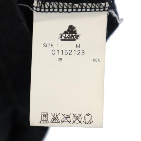 XLARGE エクストララージ ロゴプリント 半袖 Tシャツ M 黒 メンズ