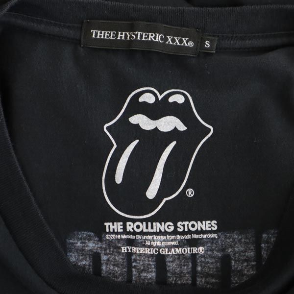 Thee Hysteric XXX ジィヒステリックトリプルエックス 日本製 プリント 半袖 Tシャツ S 黒 ヒステリックグラマー メンズ