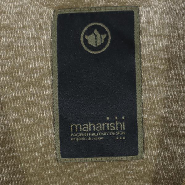 maharishi マハリシ 半袖 Tシャツ M ブラウン系 胸ポケット メンズ