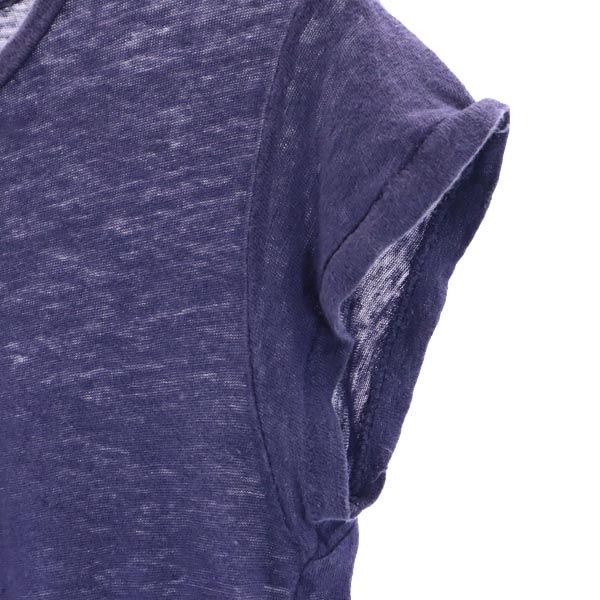 ACNE STUDIOS アクネストゥディオズ リネン 半袖 Tシャツ XS ネイビー系 レディース