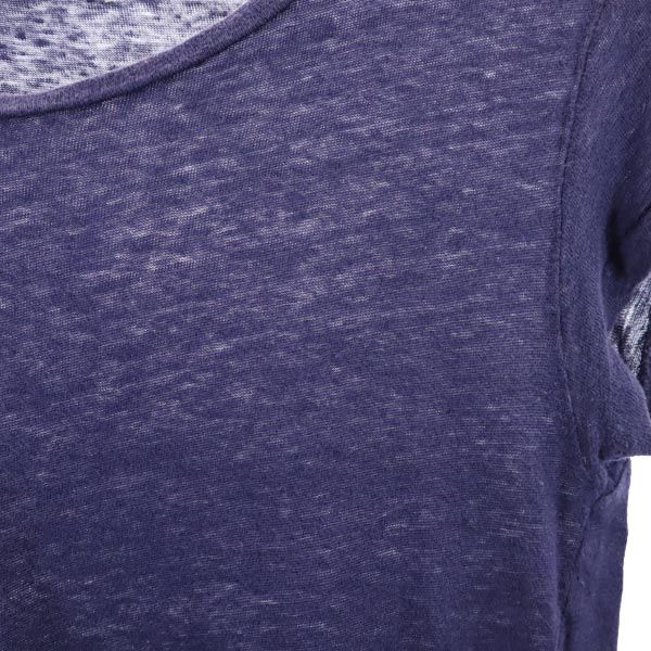 ACNE STUDIOS アクネストゥディオズ リネン 半袖 Tシャツ XS ネイビー系 レディース