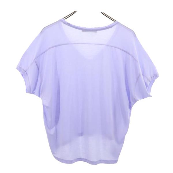 ACNE STUDIOS アクネストゥディオズ 半袖 Vネック Tシャツ XS パープル系 ドルマンスリーブ レディース