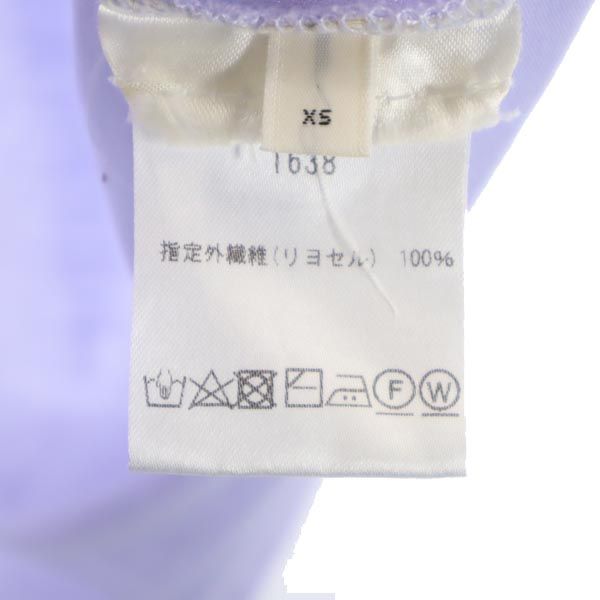 ACNE STUDIOS アクネストゥディオズ 半袖 Vネック Tシャツ XS パープル系 ドルマンスリーブ レディース