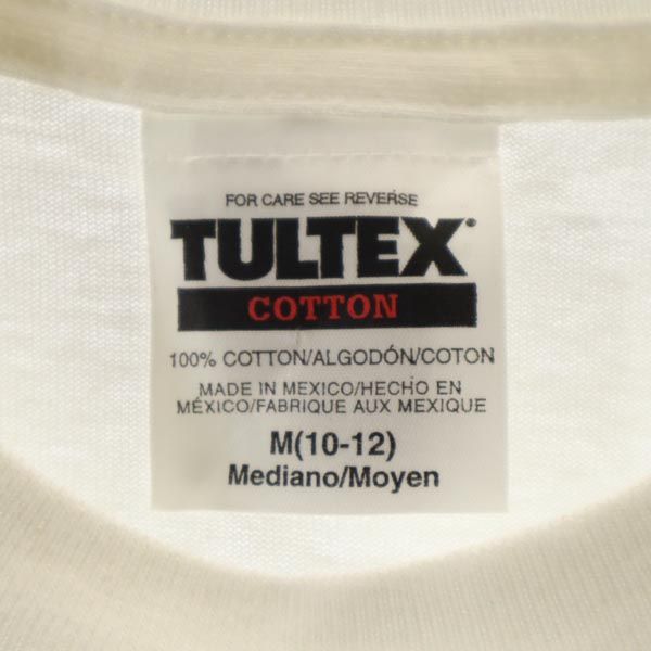 TULTEX タルテックス USA製 プリント 半袖 Tシャツ M（10-12） ホワイト系 キッズ