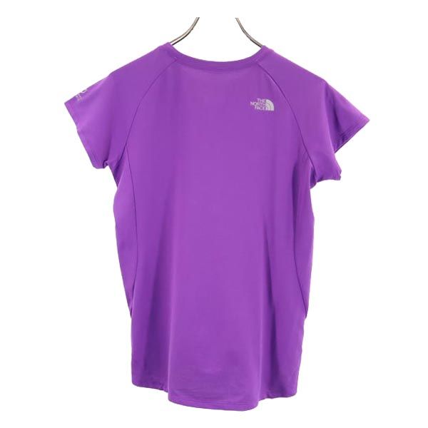 THE NORTH FACE ノースフェイス ロゴプリント 半袖 Tシャツ M 紫 レディース