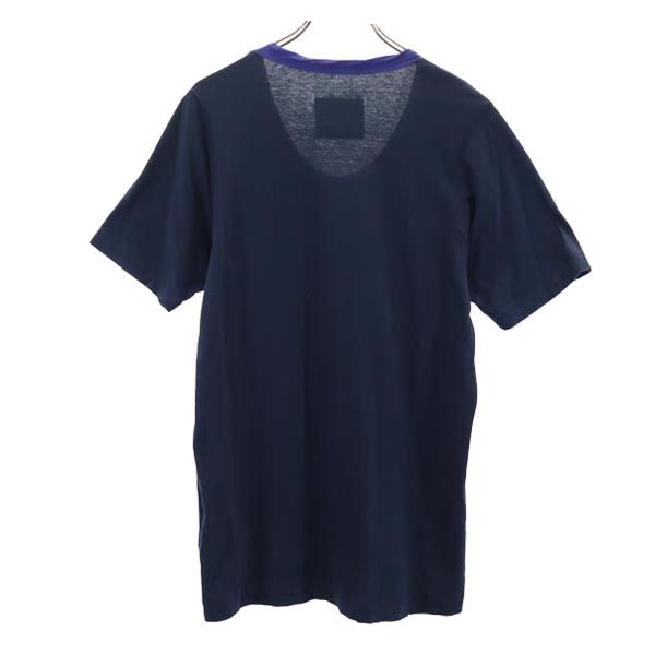 Sacai サカイ 日本製 半袖 Tシャツ 3 ネイビー系 胸ポケット レディース