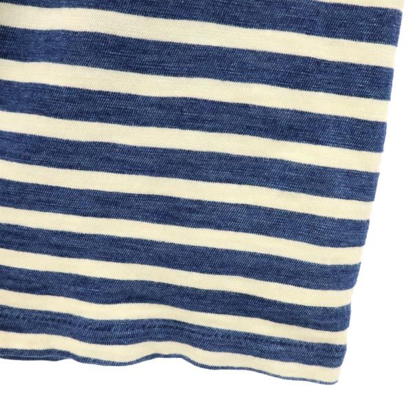 Polo by Ralph Lauren ポロバイラルフローレン ボーダー 半袖 Tシャツ M ネイビー系 胸ポケット メンズ