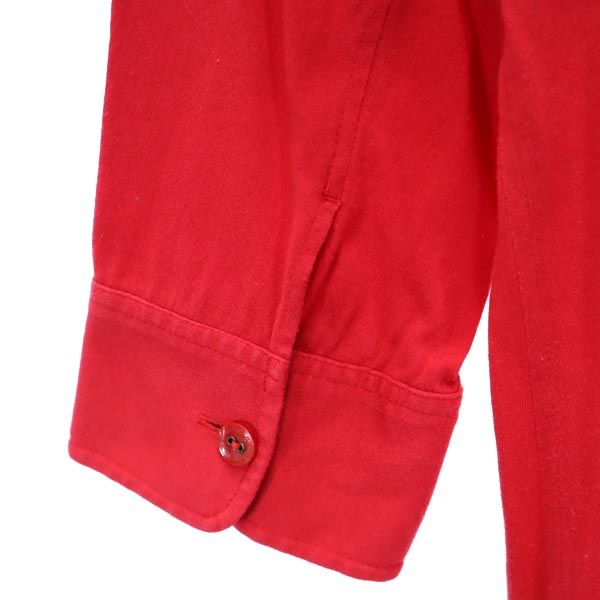 BURBERRY BLUE LABEL バーバリーブルーレーベル 三陽商会 ロゴ刺繍 5分袖 ワンピース 38 赤×紺 レディース