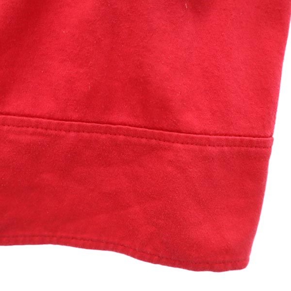 BURBERRY BLUE LABEL バーバリーブルーレーベル 三陽商会 ロゴ刺繍 5分袖 ワンピース 38 赤×紺 レディース