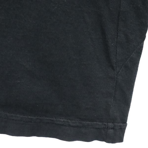 marka マーカ 日本製 プリント 半袖 Vネック Tシャツ 2 ブラック系 メンズ