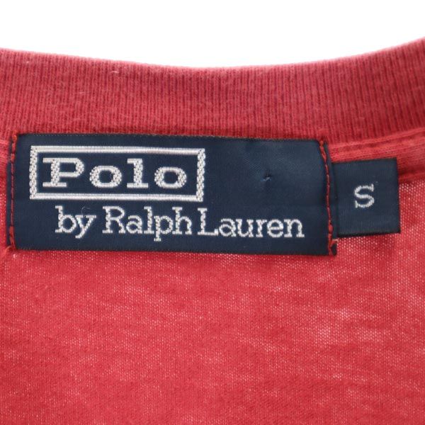Polo by Ralph Lauren ポロバイラルフローレン ロゴプリント 半袖 Tシャツ S 赤系 メンズ