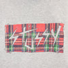 ステューシー 90s USA製 オールド チェック ロゴ プリント 半袖 Tシャツ S グレー STUSSY メンズ