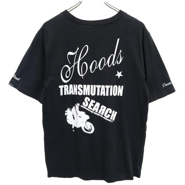 NEIGHBORHOOD ネイバーフッド 両面 プリント 半袖 Tシャツ S 黒 メンズ