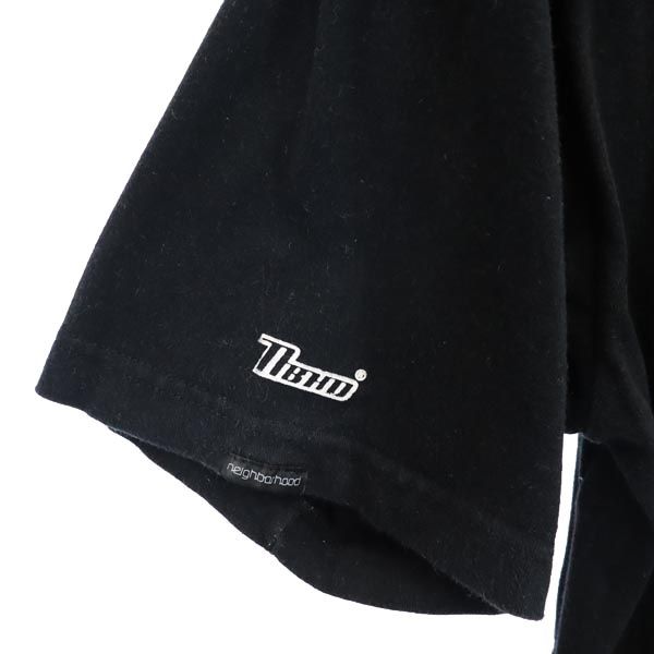 NEIGHBORHOOD ネイバーフッド 両面 プリント 半袖 Tシャツ S 黒 メンズ