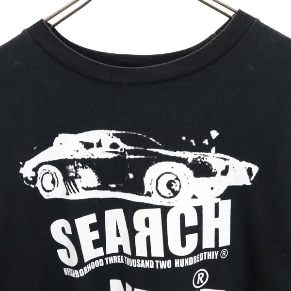 NEIGHBORHOOD ネイバーフッド 両面 プリント 半袖 Tシャツ S 黒 メンズ