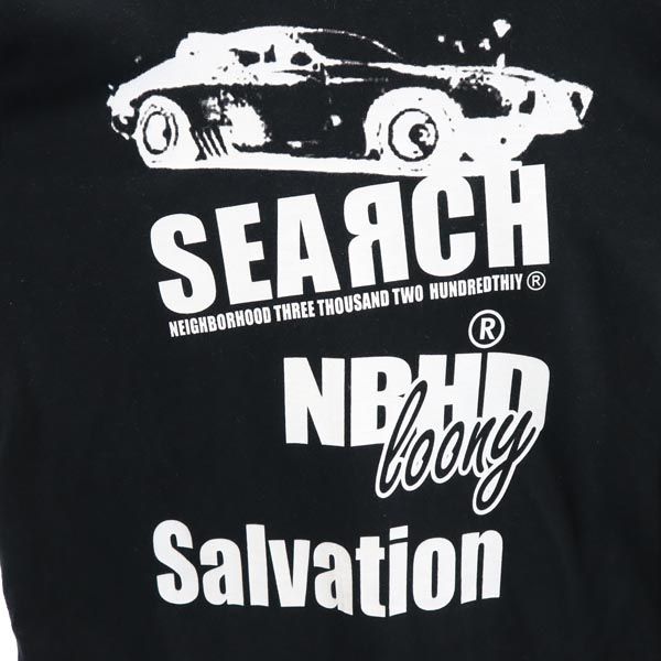 NEIGHBORHOOD ネイバーフッド 両面 プリント 半袖 Tシャツ S 黒 メンズ