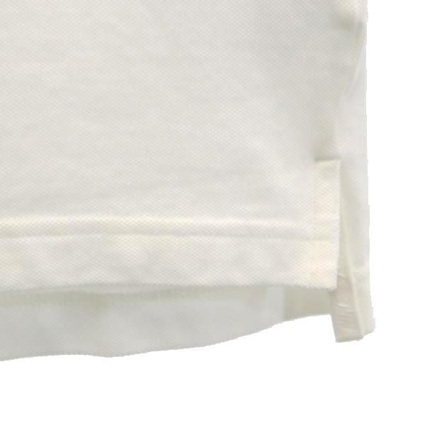 NIKE ナイキ ロゴ刺繍 トレーニング 半袖 ポロシャツ M ホワイト系 鹿の子 メンズ