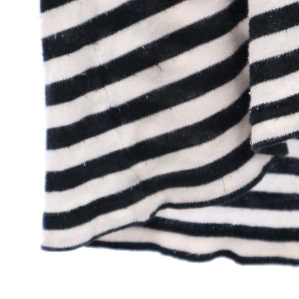 N.HOOLYWOOD エヌハリウッド 日本製 ボーダー 半袖 カットソー 36 白系 Tシャツ レディース