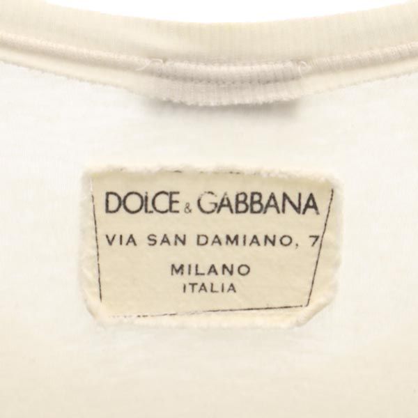DOLCE&GABBANA ドルチェアンドガッバーナ 半袖 Tシャツ USA XS ホワイト系 メンズ