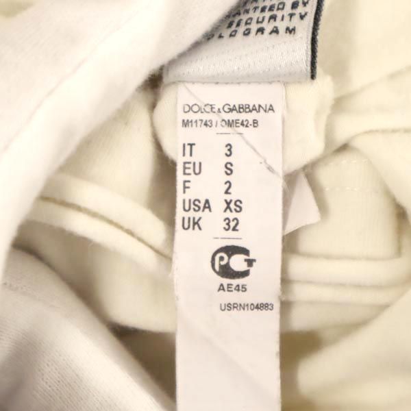 DOLCE&GABBANA ドルチェアンドガッバーナ 半袖 Tシャツ USA XS ホワイト系 メンズ
