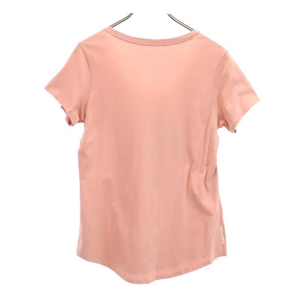 patagonia パタゴニア プリント 半袖 Tシャツ M ピンク系 アウトドア レディース