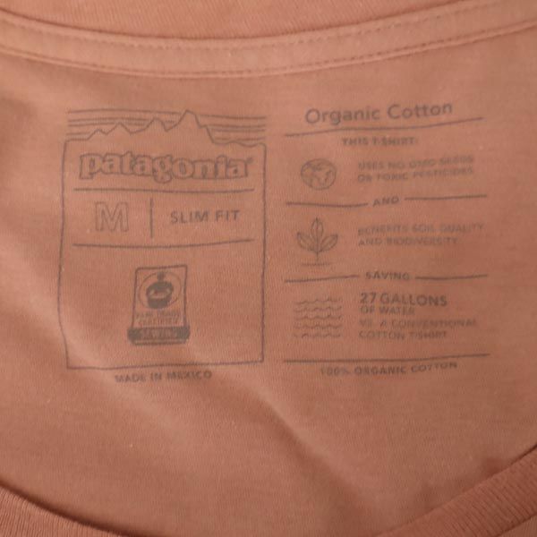 patagonia パタゴニア プリント 半袖 Tシャツ M ピンク系 アウトドア レディース