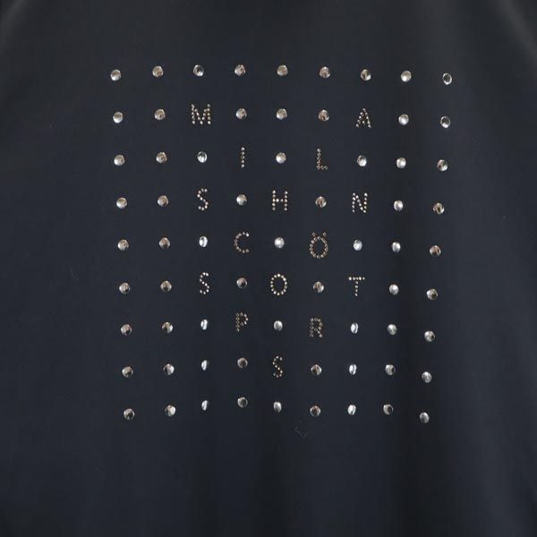 未使用 mila schon ミラショーン 日本製 半袖 カットソー 40 黒 レディース