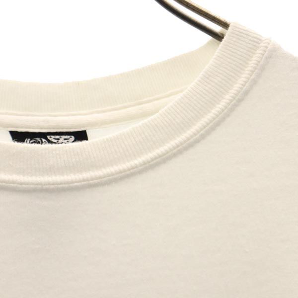 Billionaire Boys Club ビリオネアボーイズクラブ ハイチ製 バック ロゴ プリント 半袖 Tシャツ M 白系 メンズ