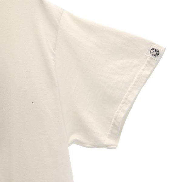 Billionaire Boys Club ビリオネアボーイズクラブ ハイチ製 バック ロゴ プリント 半袖 Tシャツ M 白系 メンズ