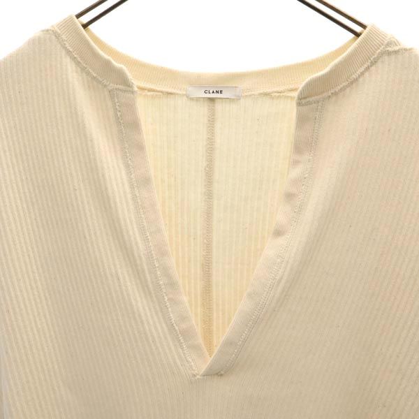 CLANE クラネ ノースリーブ カットソー F ベージュ系 レディース