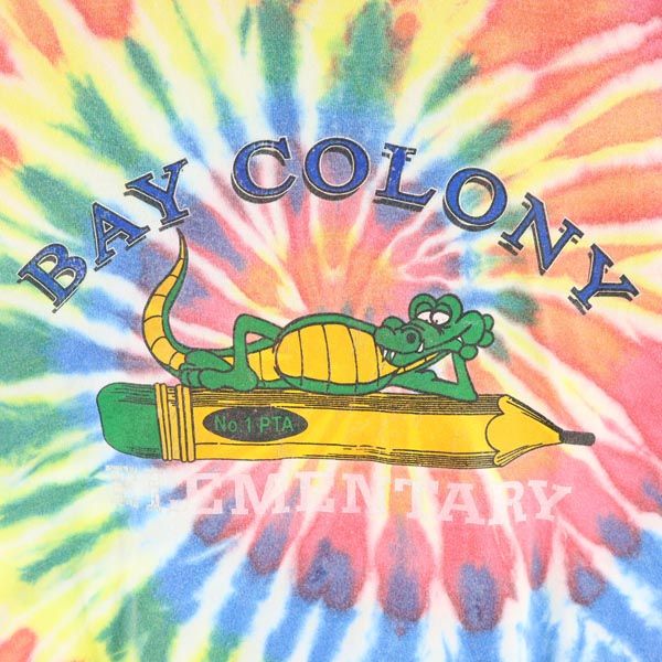 GILDAN ギルダン 総柄 半袖 Tシャツ M クルーネック メンズ