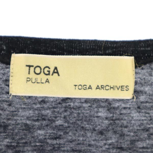 TOGA トーガ 日本製 長袖 カットソー 1 黒 レディース