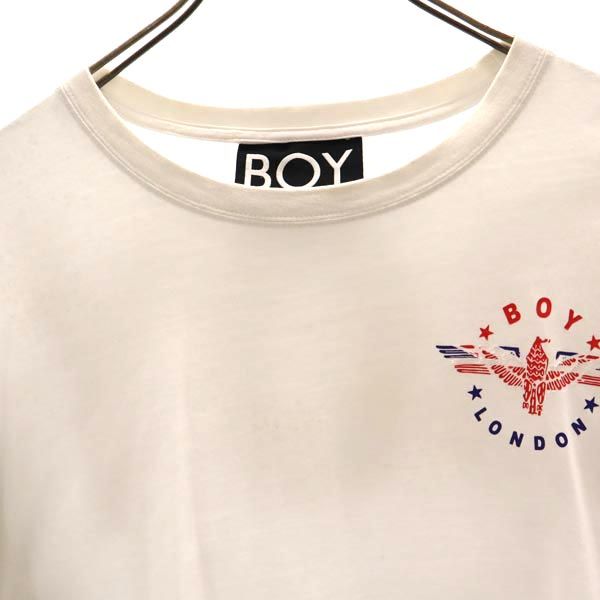 BOY LONDON ボーイロンドン バックプリント 半袖 Tシャツ M ホワイト系 メンズ