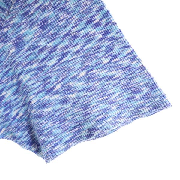 Missoni ミッソーニ 総柄 半袖 Tシャツ L ブルー系 メンズ