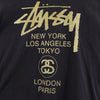 ステューシー ロゴプリント 半袖 Tシャツ S ブラック系 STUSSY レディース