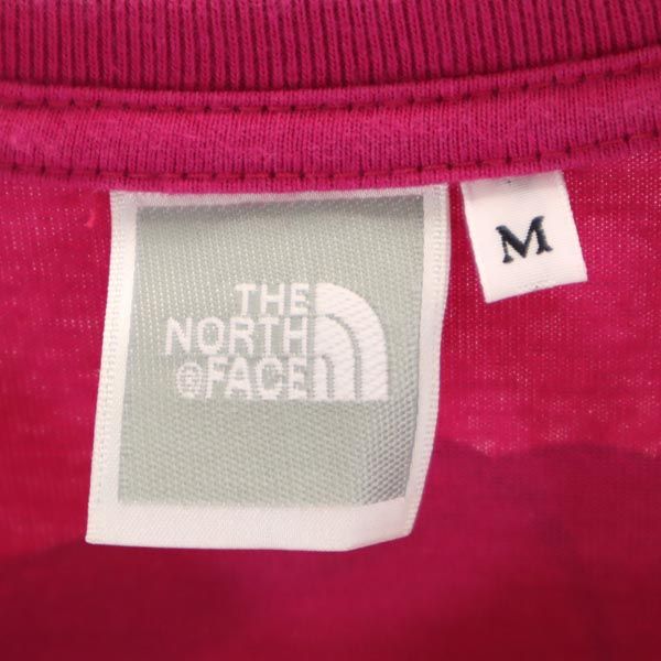 THE NORTH FACE ノースフェイス NTW3473X ロゴ 半袖 Tシャツ M ピンク系 アウトドア レディース