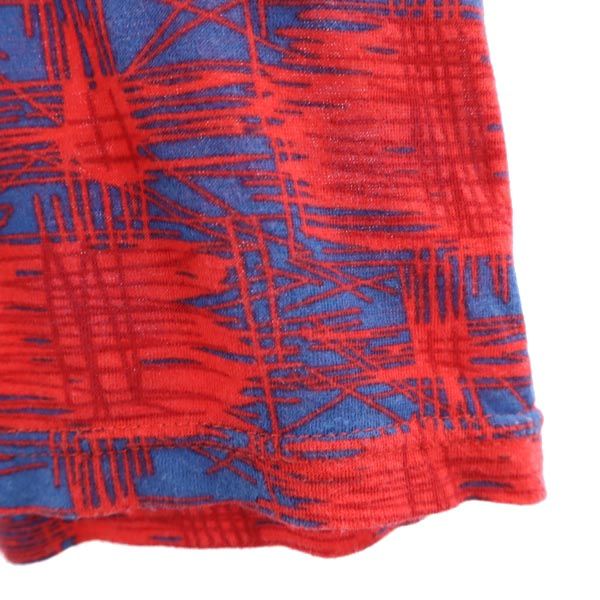 MARC BY MARC JACOBS マークバイマークジェイコブス 総柄 半袖 Tシャツ XS レッド系 カットソー レディース