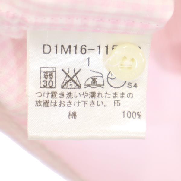 BURBERRY BLACK LABEL バーバリーブラックレーベル 三陽商会 チェック柄 半袖 シャツ 1 ピンク系 メンズ