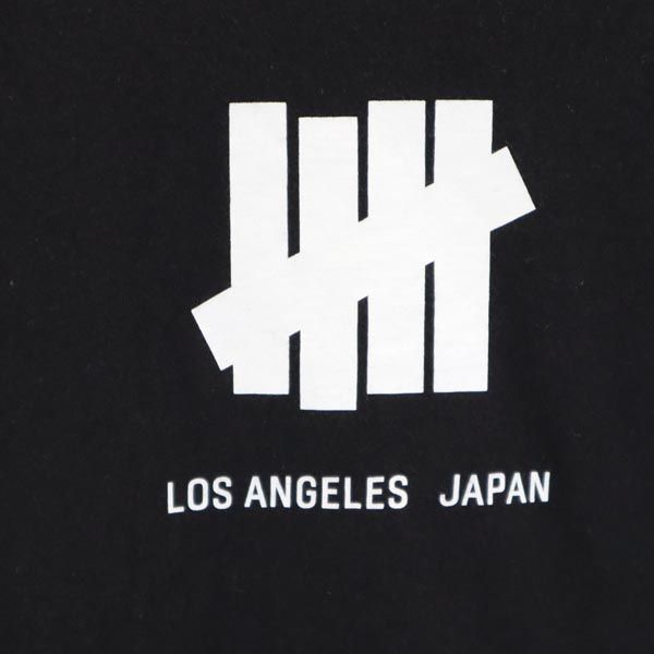 UNDEFEATED アンディフィーテッド ロゴプリント 半袖 Tシャツ M ブラック系 メンズ