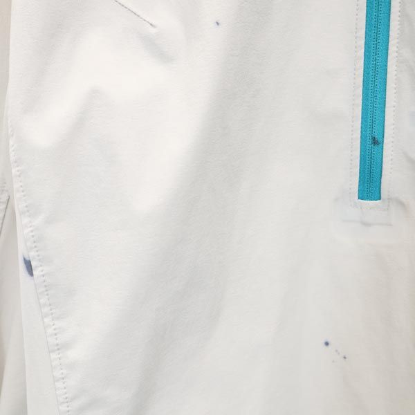 ARC'TERYX アークテリクス ナイロン混 ロゴ ハーフジップ アウトドアジャケット M グレー系 プルオーバー フード レディース