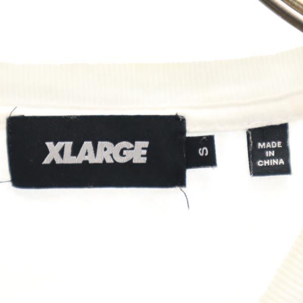 XLARGE エクストララージ ロゴプリント 半袖 Tシャツ S ホワイト系 メンズ