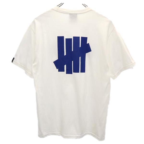 UNDEFEATED アンディフィーテッド ロゴプリント 半袖 Tシャツ S ホワイト系 メンズ
