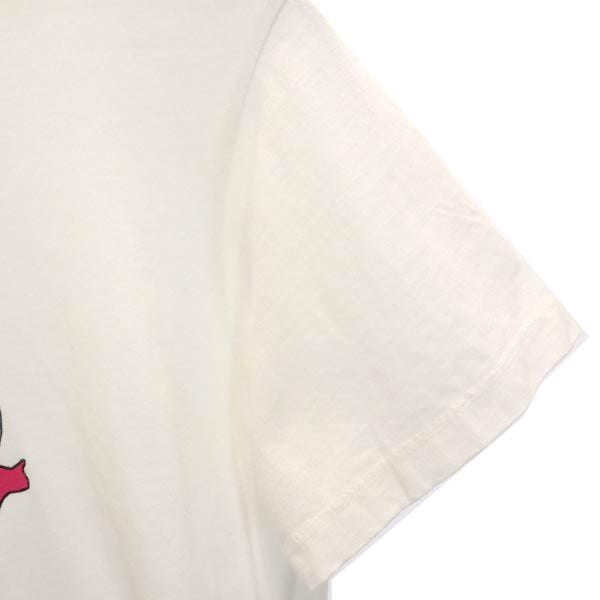 BCBGMAXAZRIA ビーシービージーマックスアズリア ロゴプリント 半袖 Tシャツ S ホワイト系 レディース