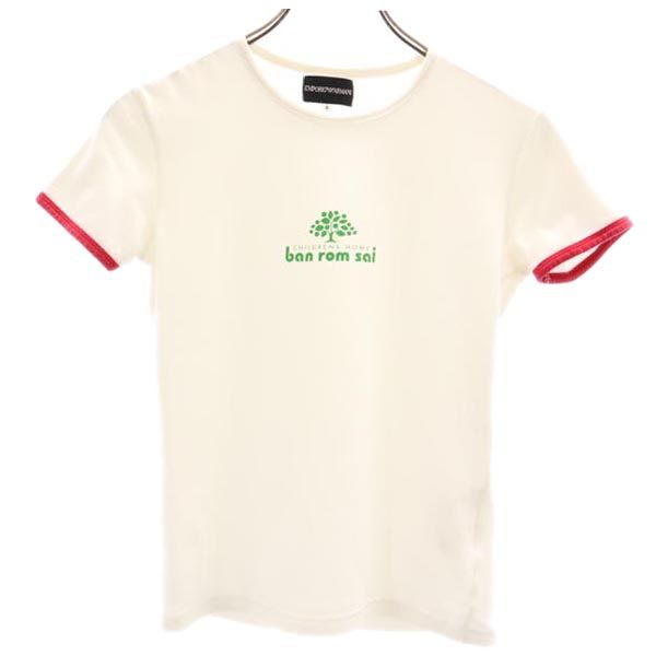 Emporio Armani エンポリオアルマーニ 半袖 Tシャツ S ホワイト系 レディース