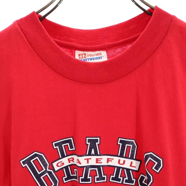 Hanes ヘインズ 90s 1999年 グレイトフル・デッド プリント 半袖 Tシャツ L（14-16） レッド系 キッズ